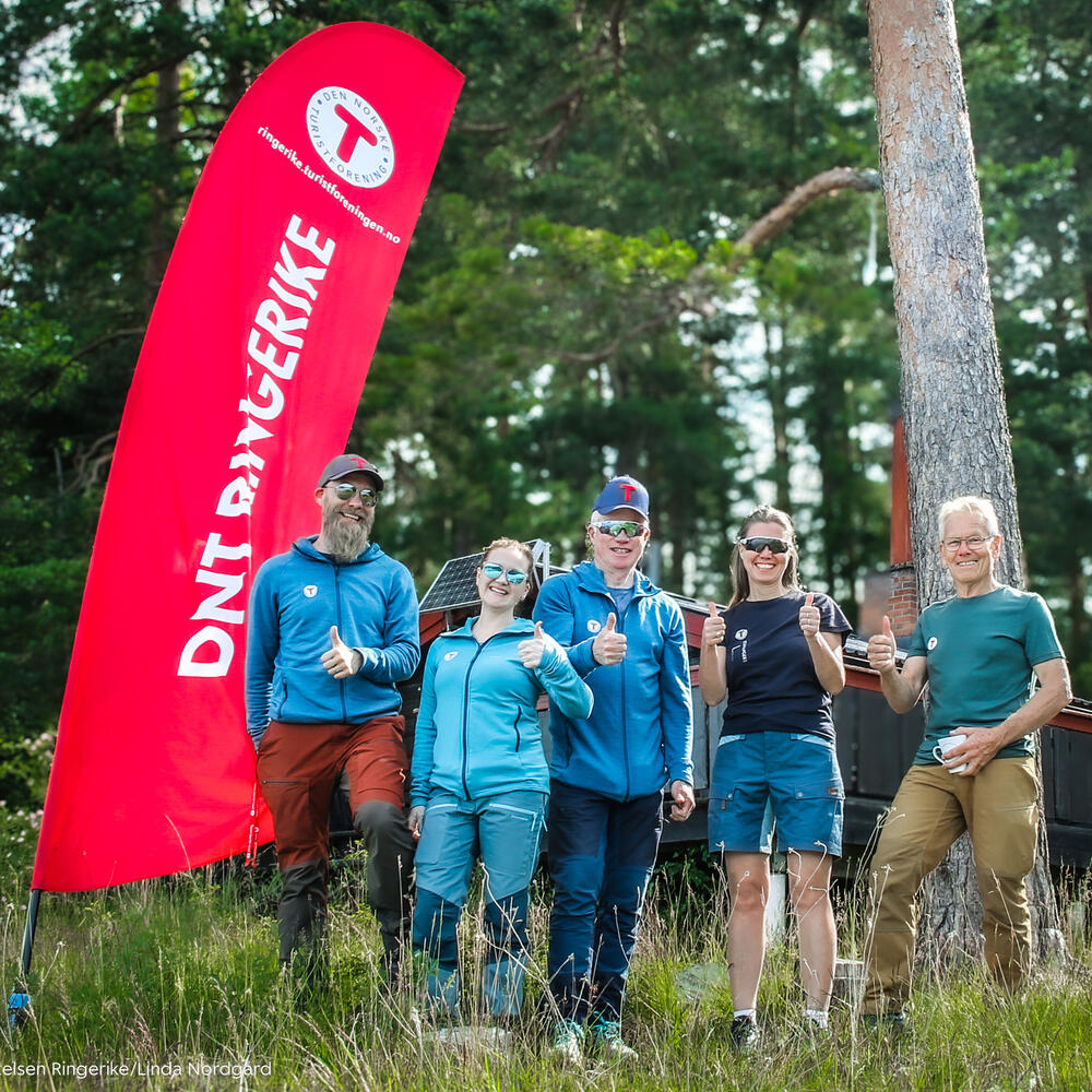 SpareBank 1-stiftelsen Ringerike gir ny hytte til DNT Ringerike