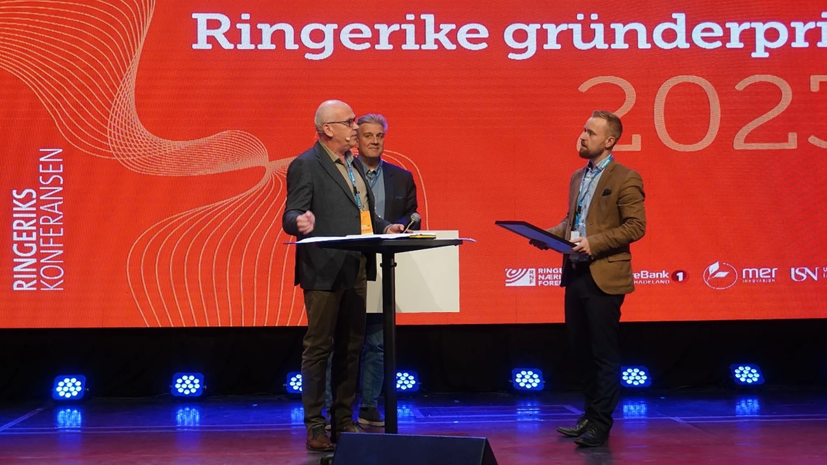 Utdeling av Ringerike Gründerpris 2023